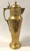 German Jugendstil Brass Covered Ewer With Tin Lining