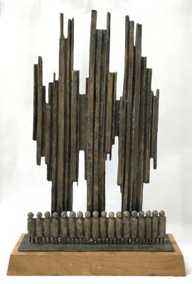 Giuseppe Macri Bronze Sculpture Titled “Concert” circa 1961/2