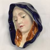 Goebel Madonna Face Wall Plaque