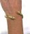 Gold Bangle with Mythical Heads