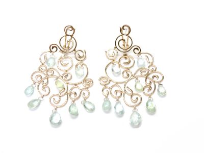H Stern Aquamarine and Diamond Earrings