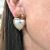Heart Shaped Pearl Earrings