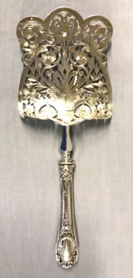 Henri Soufflot French Silver Asparagus Server