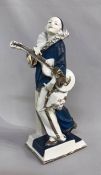 Hertwig Katzhütte Porcelain Pierrot Figure
