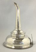 Hester Bateman Georgian Sterling Silver Wine Funnel