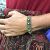 Vintage Pearl and Turquoise Bangle