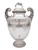I.M.A. di Guerci & C Italian 800 FIne Silver Covered Urn