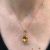 Vintage Citrine and Diamond Pendant