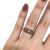 Vintage Ruby and Seed Pearl Ring