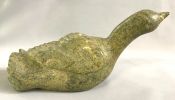 Inuit Soapstone Sculpture of a Loon, Signed Adamee