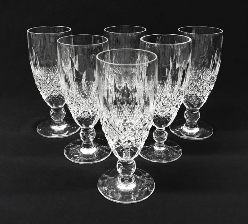 Irish Waterford Crystal “Colleen” Flute Champagne Glasses