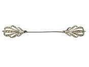Antique .23ct Diamond 18kt Jabot Pin