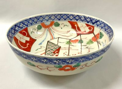 Japanese Imari Bowl, Late 19th Century