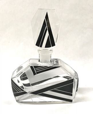 Karl Palda Art Deco Perfume Bottle, Czech, circa 1930s
