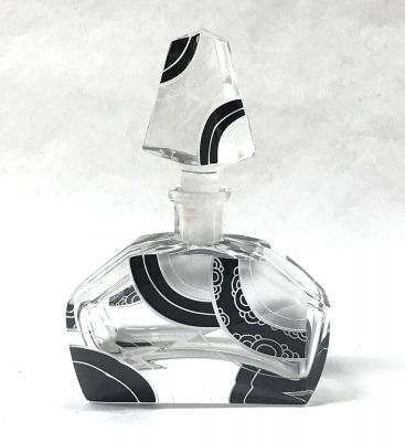 Karl Palda Art Deco Perfume Bottle, Czech, circa 1930s