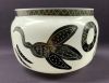 Kosta Boda Adam & Eve Hand Painted Art Glass Bowl by Ulrica Hydman-Vallien