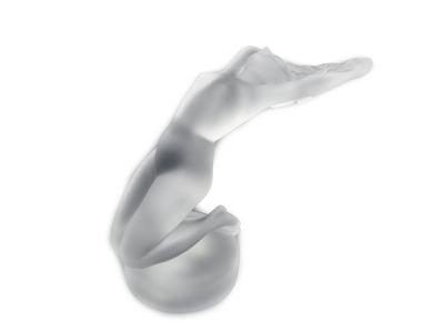 Lalique Chrysis Figurine of a Female Nude