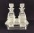 Lalique France “Bangkok” Pattern Oil & Vinegar Cruet Set