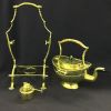 Late Victorian Brass Tip Kettle and Stand, C.1890