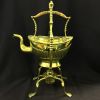 Late Victorian Brass Tip Kettle and Stand, C.1890