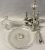 Late Victorian Silver Plate and Etched Glass Epergne