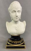 Limoges Porcelain Bust of Empress Josephine (1763-1814)