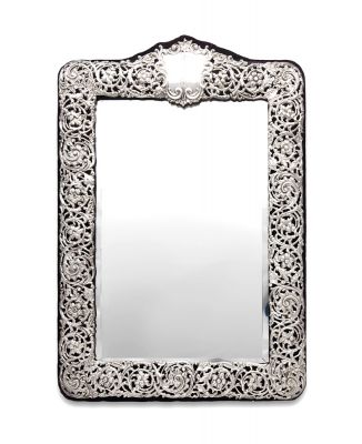 Edwardian Sterling Silver Framed Mirror