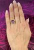 Isabelle Langlois Amethyst and Diamond 18kt Gold Ring