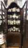 Mahogany Corner China Cupboard