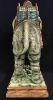 Majolica Blackamoor Figure On A Decorated Elephant