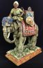 Majolica Blackamoor Figure On A Decorated Elephant