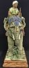 Majolica Blackamoor Figure On A Decorated Elephant