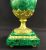 Malachite and Bronze Dore Cassolette Urns