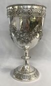 Mappin & Webb Victorian Sterling Silver Goblet, Hallmarked London 1874