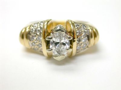 Vintage Marquise Diamond Ring