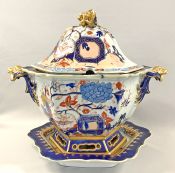 Mason’s Imari Ironstone Soup Tureen, Cover and Stand