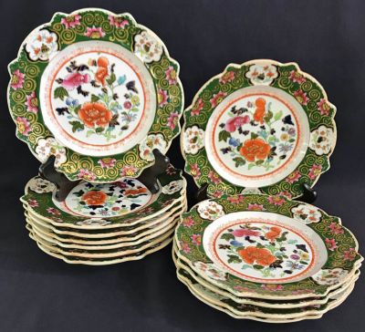 Mason’s Ironstone Dessert Plates, circa 1835-40