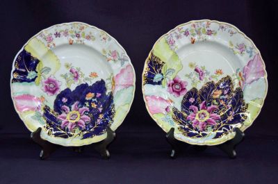 Mason's Ironstone Tobacco Leaf Dinner Plates