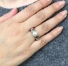 Vintage Mauboussin Pearl Ring in 18kt White Gold