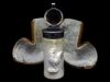 Meerschaum Pipe Rooster with Silver Cap