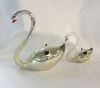 Mercury Glass Swans