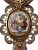 Micro Mosaic Pendant set in Silver Gilt Filigree