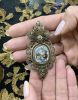 Micro Mosaic Pendant set in Silver Gilt Filigree