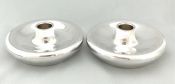 Mid-Century Modern David-Andersen Sterling Silver Candlesticks