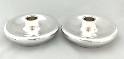Mid-Century Modern David-Andersen Sterling Silver Candlesticks
