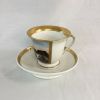 Mid-Nineteenth-Century Continental Porcelain Cup and Saucer