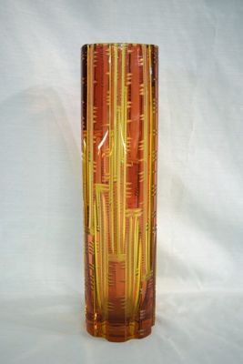 Mid-Twentieth Century Czech Glass Vase