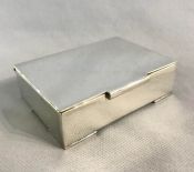 Mid Century Mexican Sterling Silver Cigarette Box