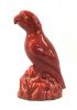 Mintons Majolica Parrot In An Oxblood Glaze