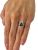 Modern 3 Sapphire and Diamond Ring